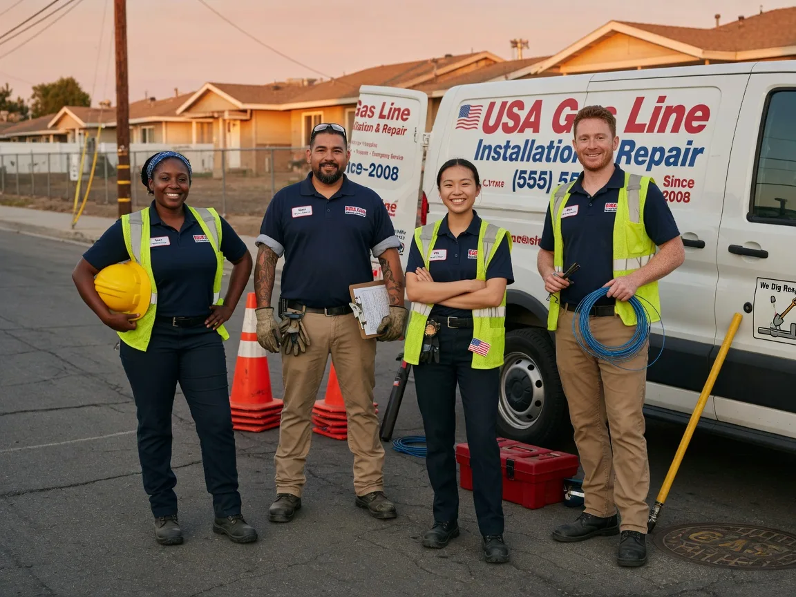 Gas Line Installation company in Nunez, GA